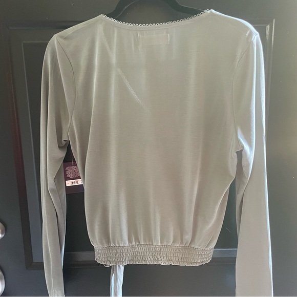 NWT Lucky Brand Faux Wrap Top - Picture 5 of 15